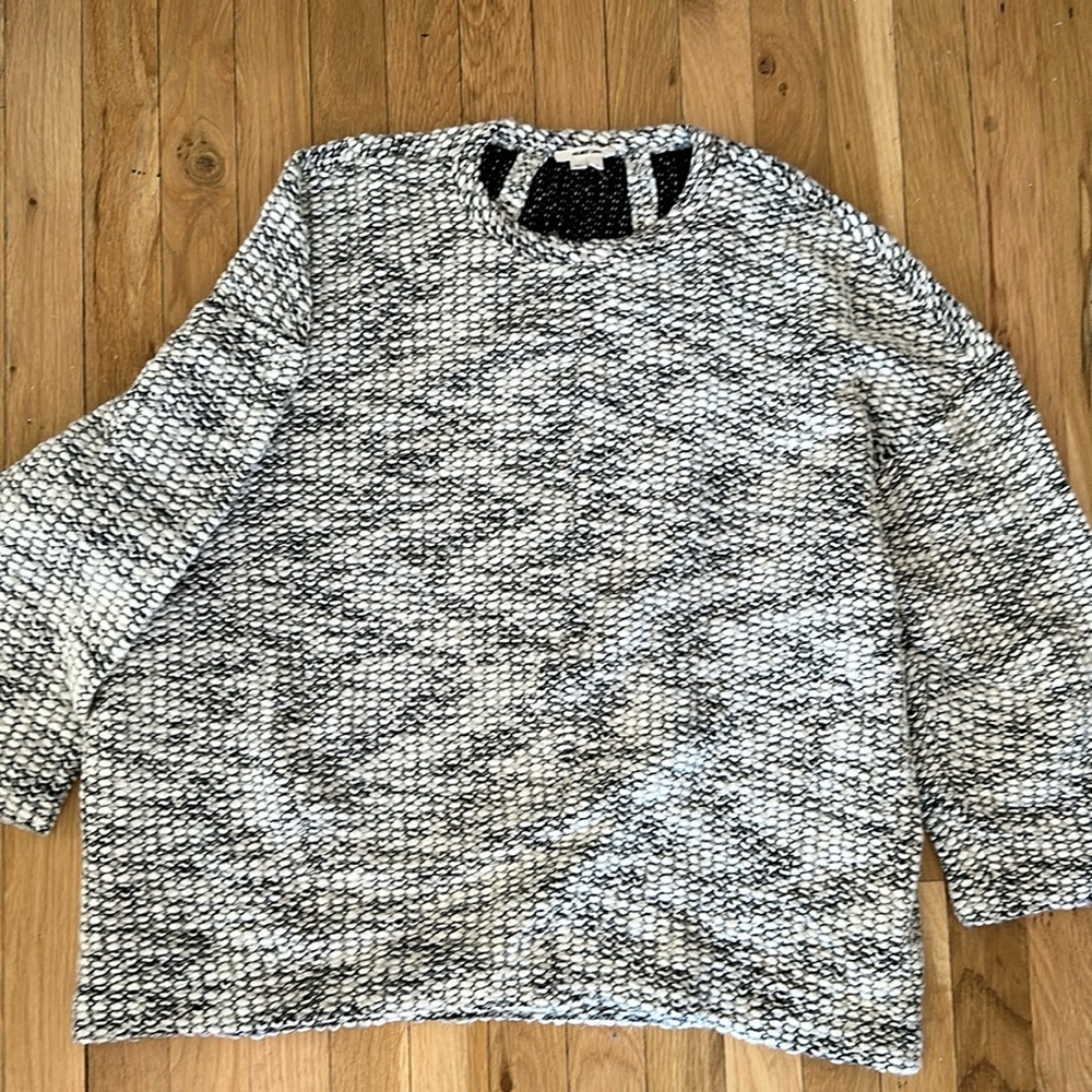 Helmut Lang Marled Oversized Chunky Knit Sweater Size Medium